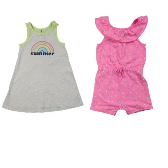 Girls Romper & Dress Bundle - Picture 1 of 13